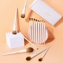 Jessup Makeup Brushes 14Pcs Makeup Brush Set Premium Synthetic Powder Foundation Contour Blush Concealer Eye Shadow Blending Liner Make up Brush Kit