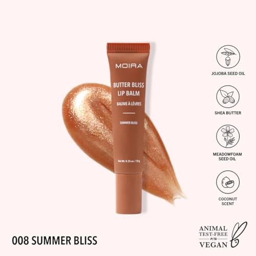 Moira Butter Bliss Lip Balm 008, Summer Bliss