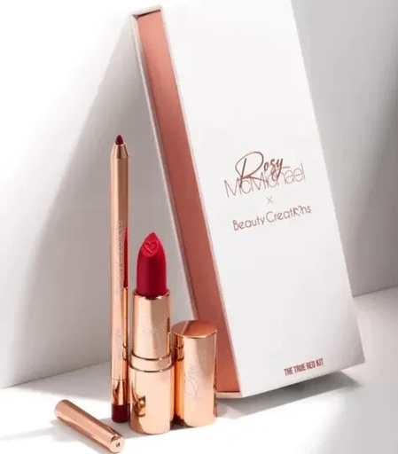 BEAUTY CREATIONS Rosy McMichael the TRUE RED KIT LINER & LIPSTICK NEW & SEALED